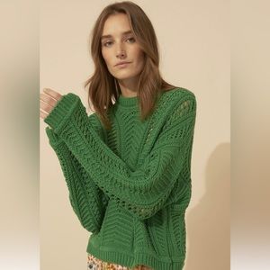 BA & SH Jumper Gramy green sweater